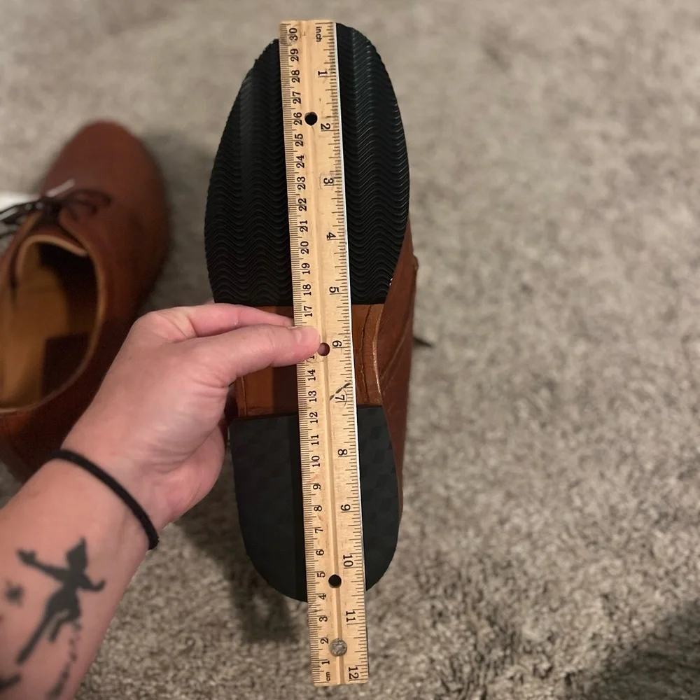 NWT Handmade Men’s Guatemalan Leather Loafers Size 11 - Picture 9 of 12